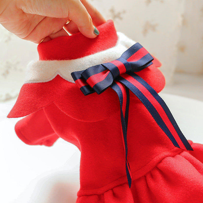 Costume d'automne et d'hiver en tissu de laine pour chien et chat de style britannique